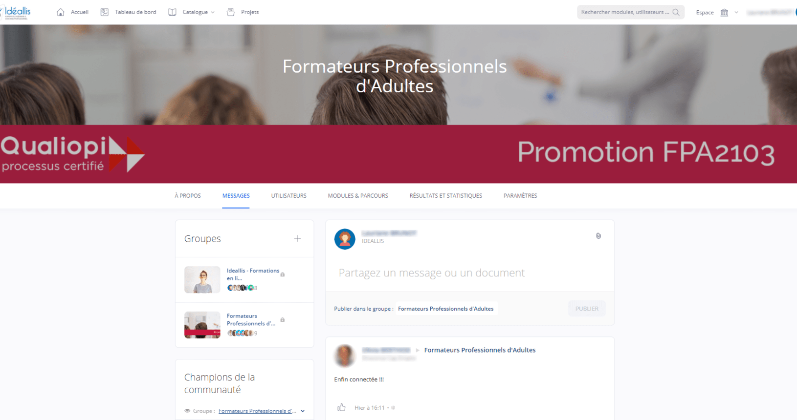 Plateforme 360 E-learning Idéallis
